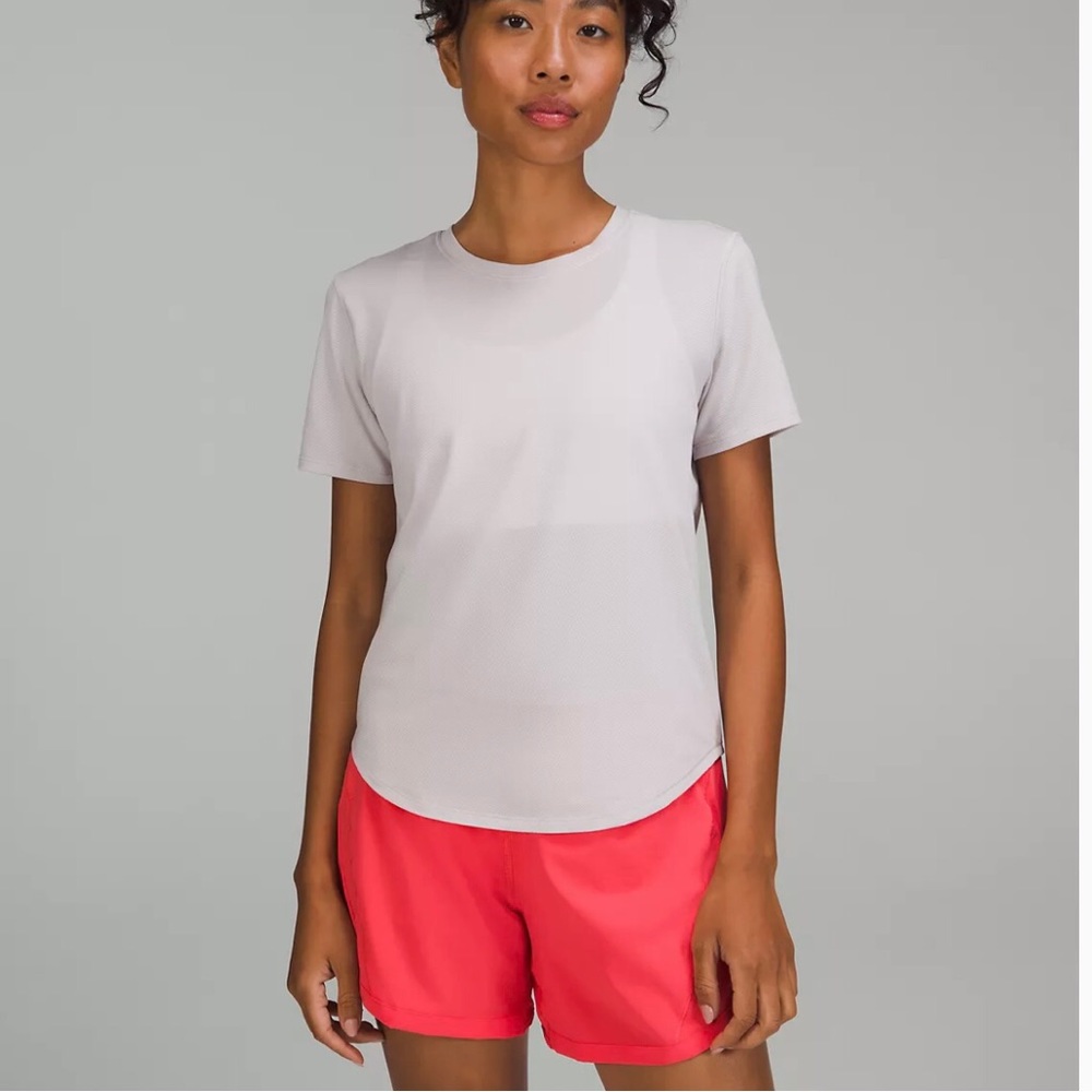 lululemon High Neck Run and Train Tee NWT